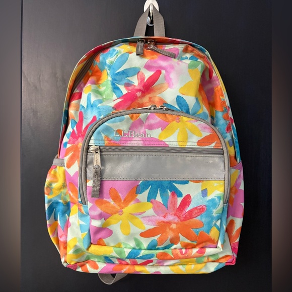 L.L. Bean Other - L.L. Bean Kids Colorful Floral Backpack